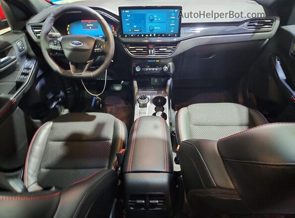 1FMCU9PZ4SUB09868 2025 FORD ESCAPE Red Вид панелі приладів