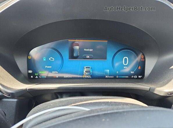 1FMCU9PZ7TUA22340 2026 FORD ESCAPE Blue Instrument cluster view