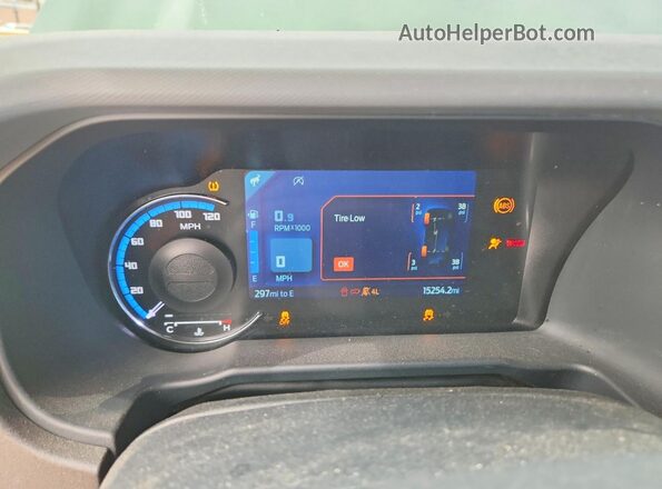 1FMDE1AH3RLA87865 2024 FORD BRONCO Green Vista del cuadro de instrumentos