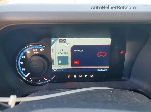 1FMDE1AH5RLA46878 2024 FORD BRONCO Green Instrument cluster view