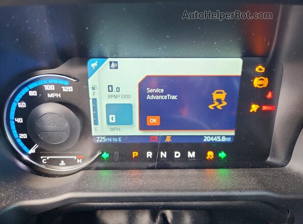 1FMDE1AP4RLA94458 2024 FORD BRONCO Черный Вид щитка приборов