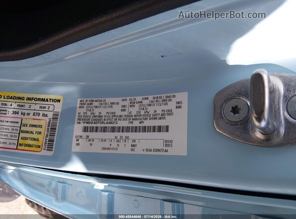 1FMDE4EP3RLA48213 2024 FORD BRONCO Blue Widok komory silnika