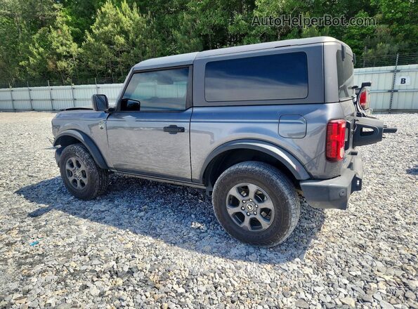 1FMDE5AH1MLB07921 2021 FORD BRONCO Gray Trasero izquierdo