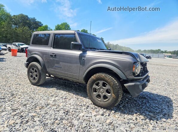 1FMDE5AH1MLB07921 2021 FORD BRONCO Gray Delantero derecho