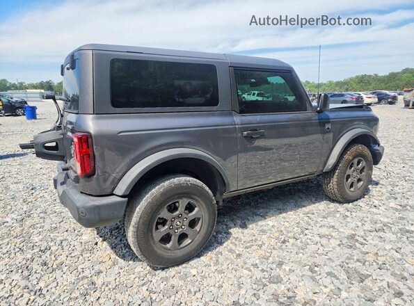 1FMDE5AH1MLB07921 2021 FORD BRONCO Gray Trasero derecho