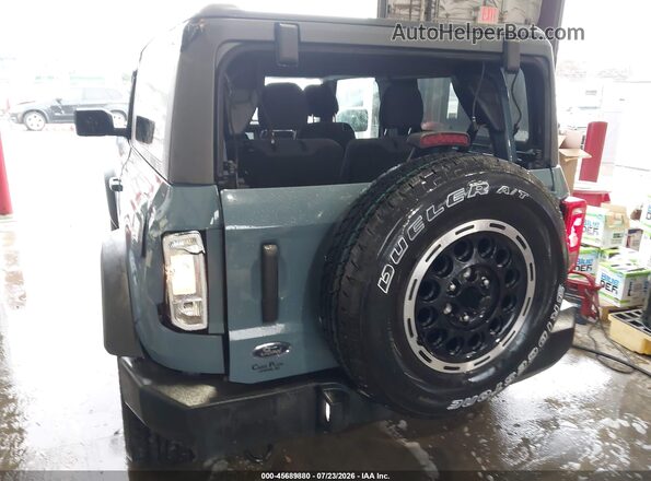 1FMDE5AH2MLA61080 2021 FORD BRONCO Light Blue Вид спереди