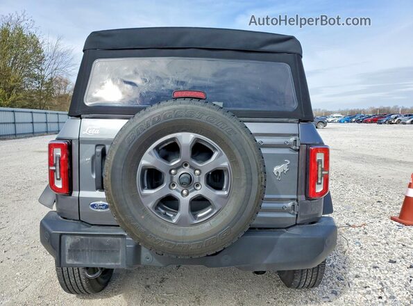 1FMDE5BH0NLB86949 2022 FORD BRONCO Charcoal უკანა ხედი