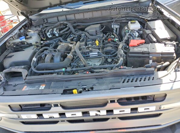 1FMDE5BH0NLB86949 2022 FORD BRONCO Charcoal ძრავის განყოფილების ხედი