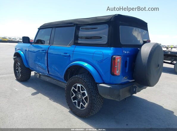 1FMDE5BH0PLB92723 2023 FORD BRONCO Blue Задня ліва чверть