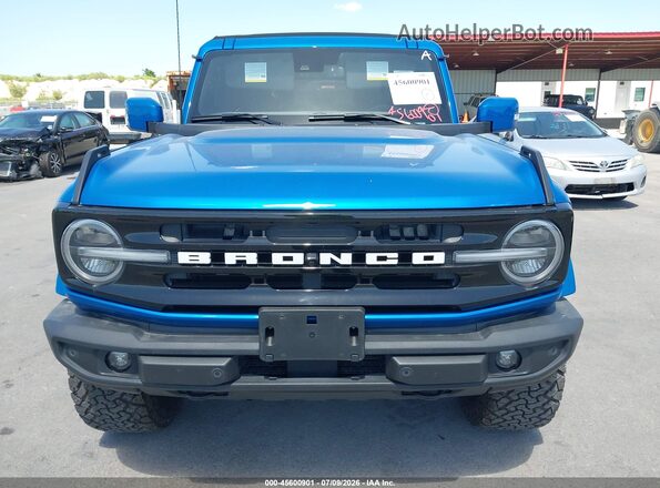 1FMDE5BH0PLB92723 2023 FORD BRONCO Blue Вид щитка приладів