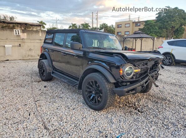 1FMDE5BH2MLA94174 2021 FORD BRONCO Черный Передняя правая четверть