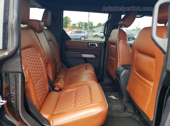 1FMDE5BH2PLB67161 2023 FORD BRONCO Black Rear seats view