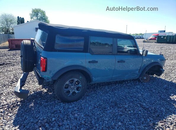 1FMDE5BH4MLA85170 2021 FORD BRONCO Синий Задняя правая четверть