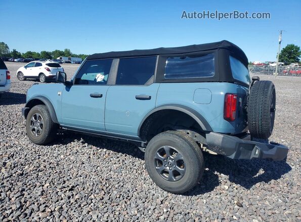 1FMDE5BH4MLA85170 2021 FORD BRONCO Синий Задняя левая четверть