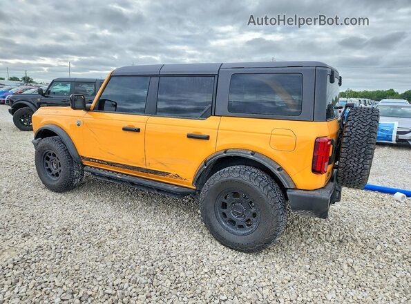1FMDE5BH7NLB41829 2022 FORD BRONCO Оранжевый Задняя левая четверть