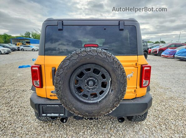 1FMDE5BH7NLB41829 2022 FORD BRONCO Оранжевый Вид сзади