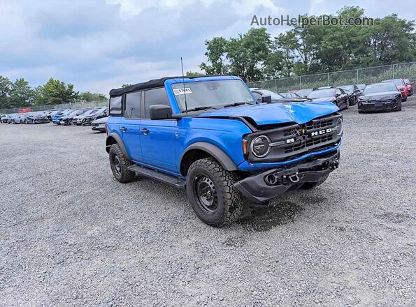 1FMDE5BH7NLB87290 2022 FORD BRONCO Blue უკანა მარჯვენა