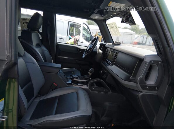 1FMDE5BHXPLC16414 2023 FORD BRONCO Green Front interior view