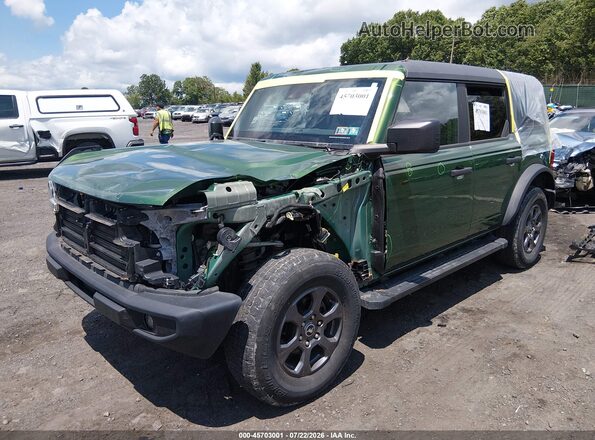 1FMDE5BHXPLC16414 2023 FORD BRONCO Green Front left