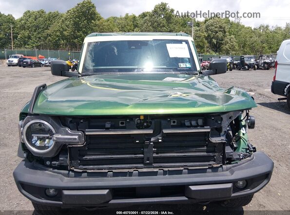 1FMDE5BHXPLC16414 2023 FORD BRONCO Green Instrument cluster view