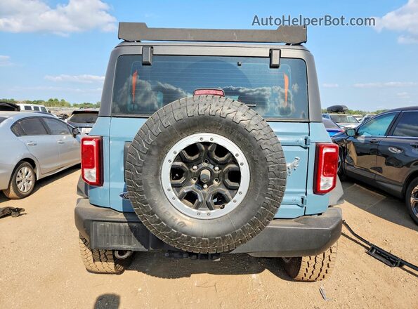 1FMDE5CH3PLB01636 2023 FORD BRONCO Blue უკანა ხედი