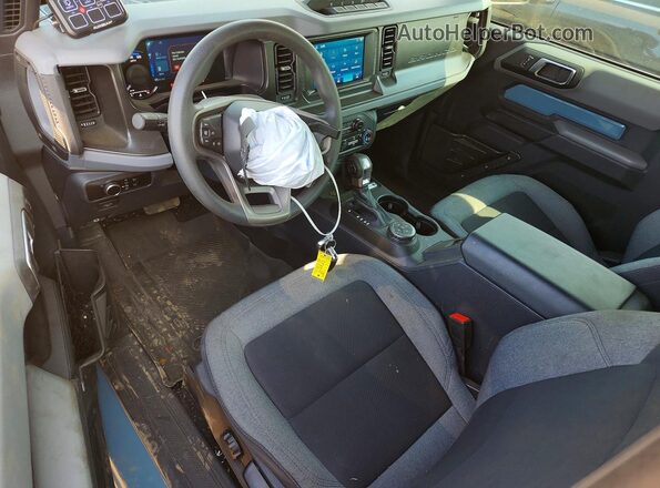 1FMDE5CH3PLB01636 2023 FORD BRONCO Blue წინა პანელის ხედი