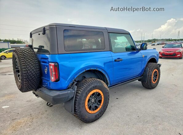 1FMDE5CP0MLB00432 2021 FORD BRONCO Blue უკანა მარჯვენა