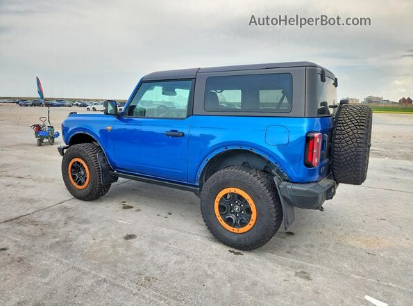 1FMDE5CP0MLB00432 2021 FORD BRONCO Blue უკანა მარცხენა