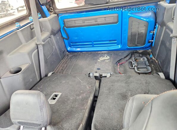 1FMDE5CP0MLB00432 2021 FORD BRONCO Blue უკანა სავარძლების ხედი