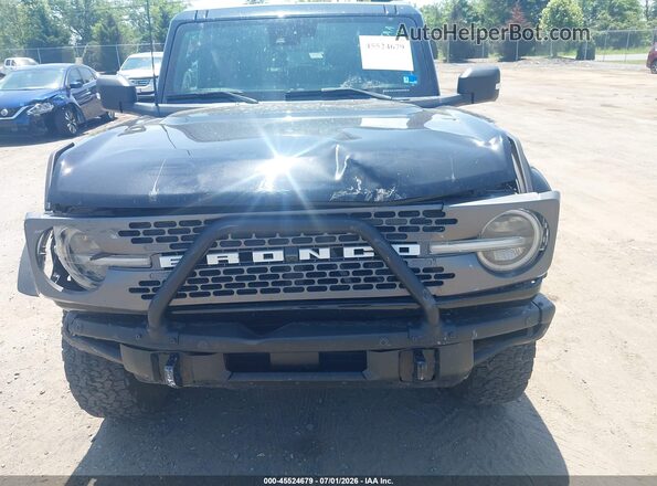 1FMDE5CP1PLB13842 2023 FORD BRONCO Black Вид спереду