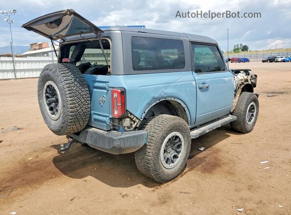 1FMDE5CP2PLC08636 2023 FORD BRONCO Blue Trasero derecho