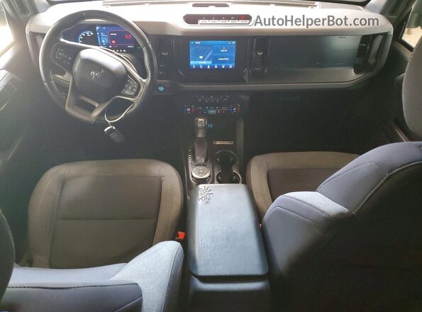 1FMDE5DH4MLA67233 2021 FORD BRONCO Blue Widok deski rozdzielczej