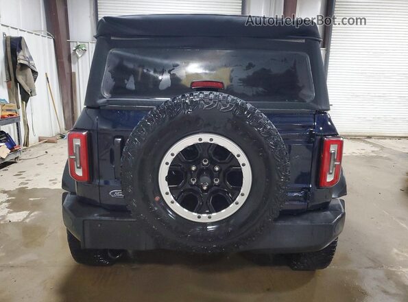 1FMDE5DH4MLA67233 2021 FORD BRONCO Blue Widok z tyłu