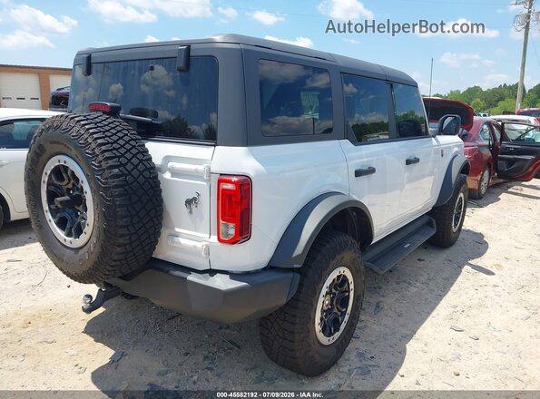 1FMDE5DH5MLA89516 2021 FORD BRONCO Белый Задняя правая четверть