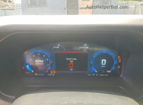 1FMDE7BH8SLA79591 2025 FORD BRONCO White Instrument cluster view