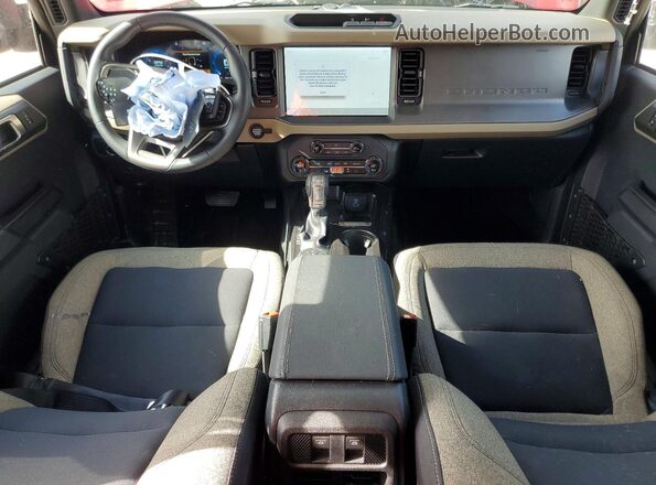 1FMDE7BH9SLB28605 2025 FORD BRONCO Red Vista del salpicadero