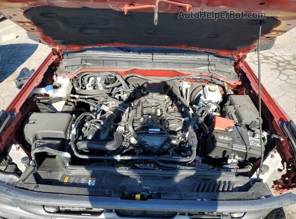 1FMDE7BHXRLB23892 2024 FORD BRONCO Orange ძრავის განყოფილების ხედი