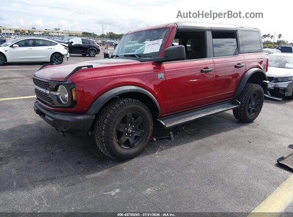 1FMDE7BHXSLB66912 2025 FORD BRONCO Red Передня ліва чверть