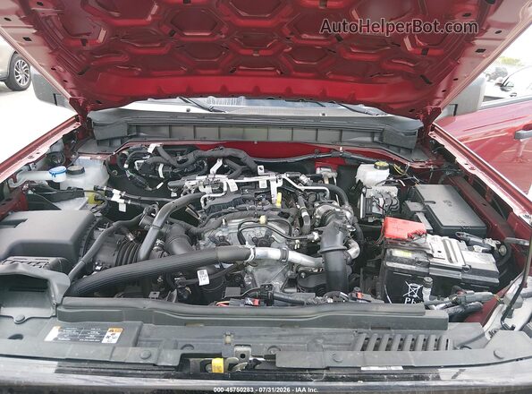 1FMDE7BHXSLB66912 2025 FORD BRONCO Red Вид ззаду