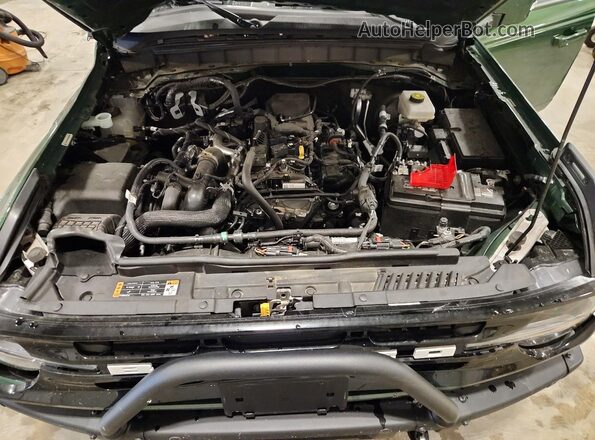 1FMDE8BH0RLA45709 2024 FORD BRONCO Green ძრავის განყოფილების ხედი