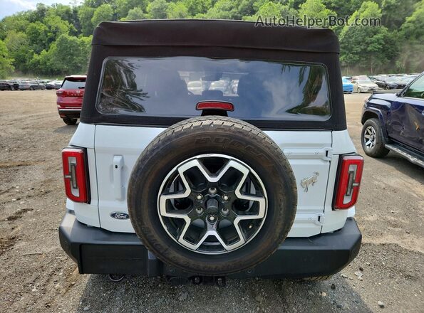 1FMDE8BH4SLB18604 2025 FORD BRONCO White Հետևի տեսք