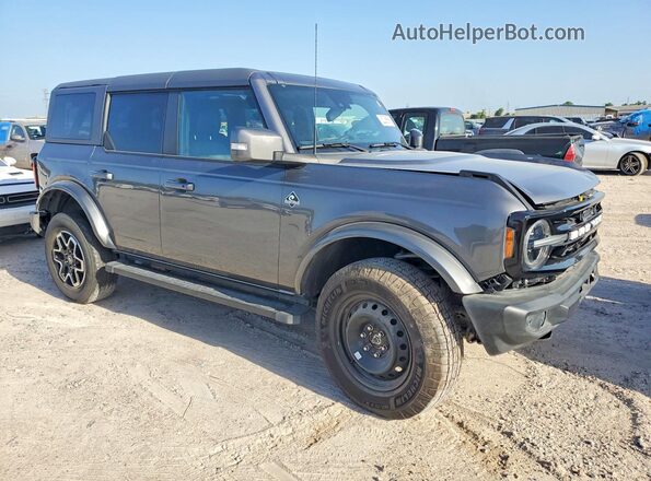 1FMDE8BHXRLA46687 2024 FORD BRONCO Gray Delantero derecho