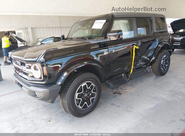 1FMDE8BHXSLB71453 2025 FORD BRONCO Черный Передняя левая четверть
