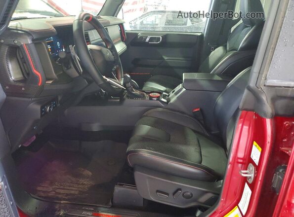 1FMEE0RR9SLB11183 2025 FORD BRONCO Burgundy Vista interior delantera