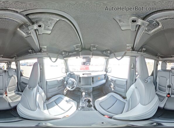 1FMEE1BP0RLB50768 2024 FORD BRONCO Gray Панорамний вид салону 360°