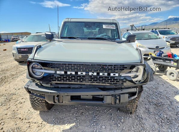 1FMEE2BP1RLA14073 2024 FORD BRONCO Gray წინა ხედი