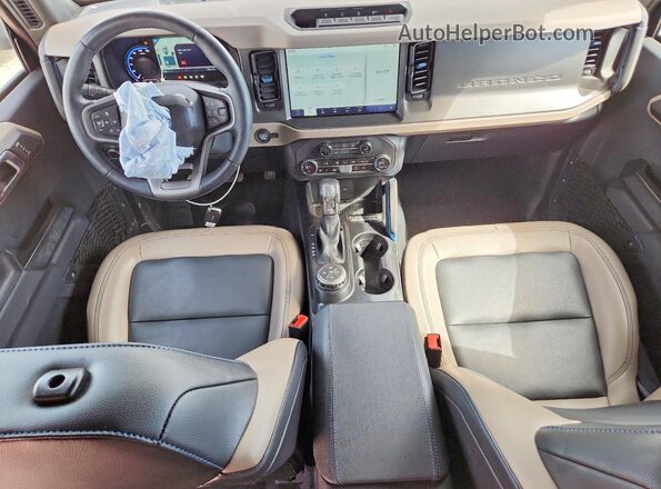 1FMEE2BP1RLA14073 2024 FORD BRONCO Gray წინა პანელის ხედი