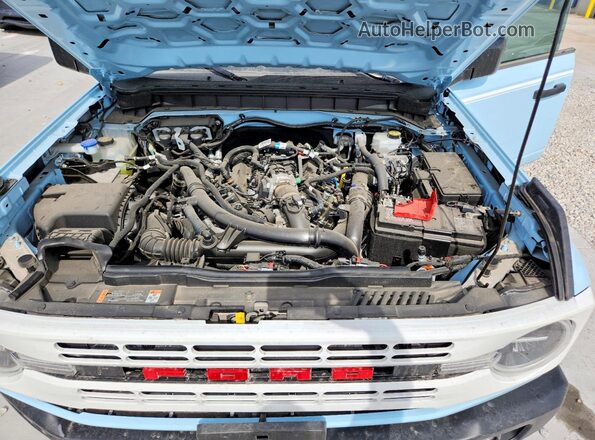 1FMEE4DP6SLB48219 2025 FORD BRONCO Blue Widok komory silnika