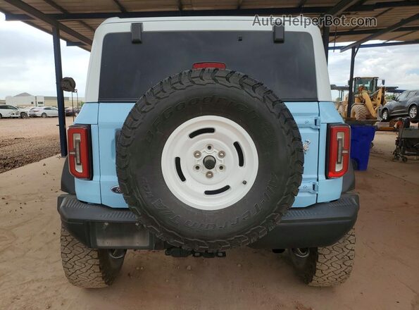 1FMEE4GP2PLA71691 2023 FORD BRONCO Blue Rear view