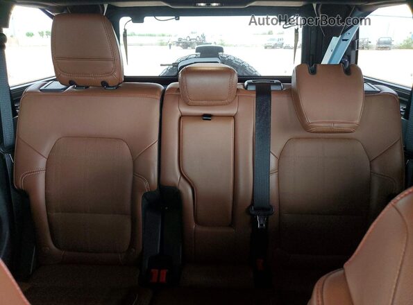 1FMEE4GP2PLA71691 2023 FORD BRONCO Blue Rear seats view
